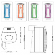 Вертикальный солярий MegaSun Tower Space 3000