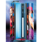 Вертикальный солярий "Ergoline Essence 440 Scarlet Red (44 лампы по 200W)"