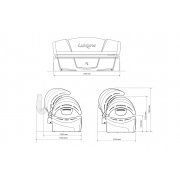 Горизонтальный солярий "Luxura X3 32 SLI INTENSIVE"