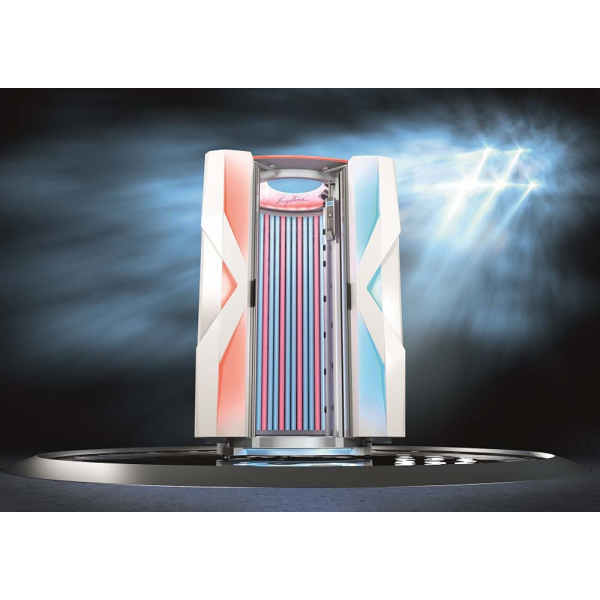 Вертикальный гибридный солярий "Ergoline Sunrise Hybrid Light LED 7200 (48 ламп по 180W)"