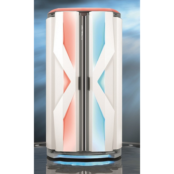 Вертикальный гибридный солярий "Ergoline Sunrise Hybrid Light LED 7200 (48 ламп по 180W)"